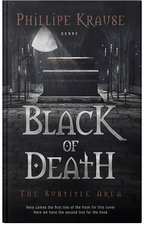 Front view of Premade Horror Book Cover - Woodsmoke