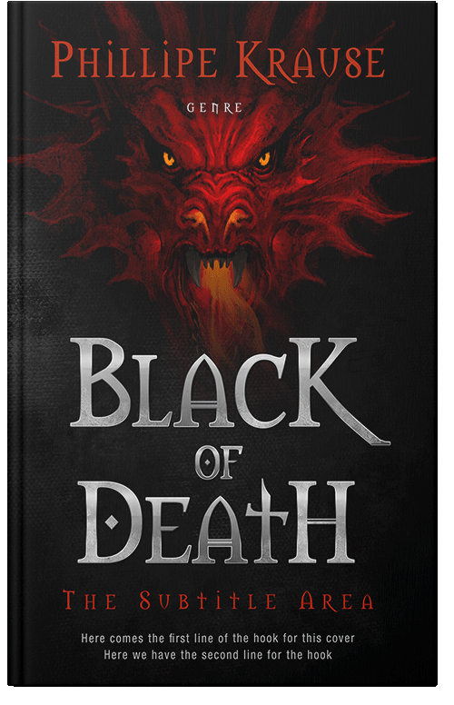 Front view of Premade Fantasy Book Cover - Night Rider