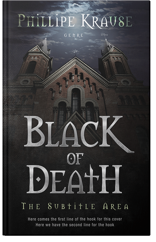 Front view of Premade Horror Book Cover - Thunder