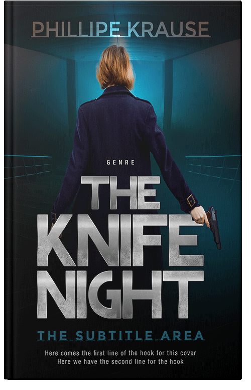 Front view of Premade Action & Adventure Book Cover - Nobel