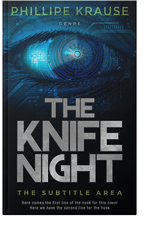 Pre Made Book Cover Silver Sand