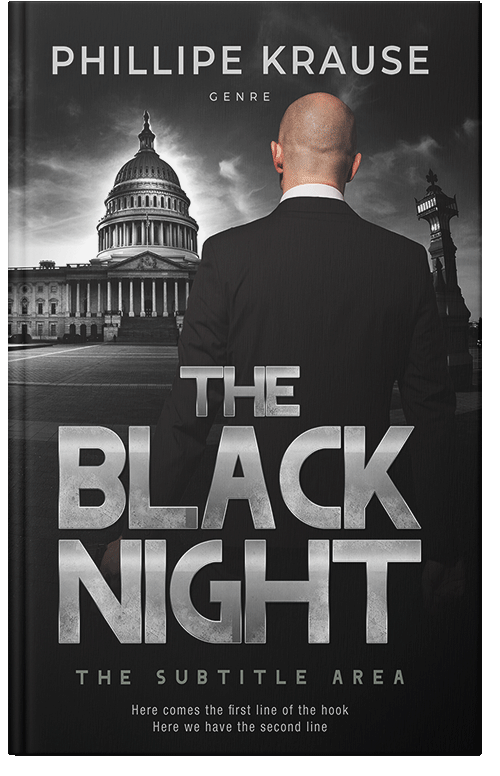 Front view of Premade Mystery & Thriller & Suspense Book Cover - Nobel