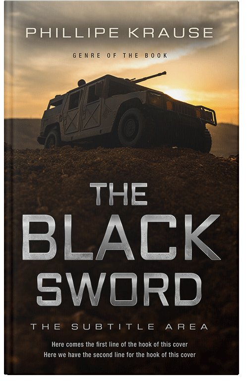 Front view of Premade Apocalyptica Book Cover - Sorrell Brown