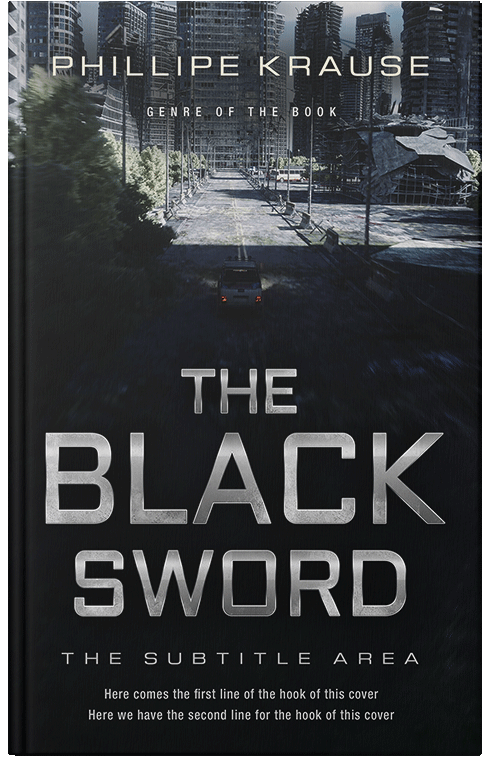 Front view of Premade Apocalyptica Book Cover - Woodsmoke