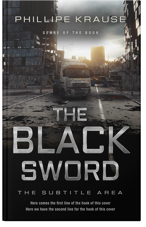 Front view of Premade Apocalyptica Book Cover - Cotton Seed