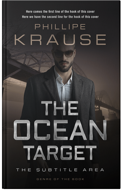 Front view of Premade Mystery & Thriller & Suspense Book Cover - Cod Gray