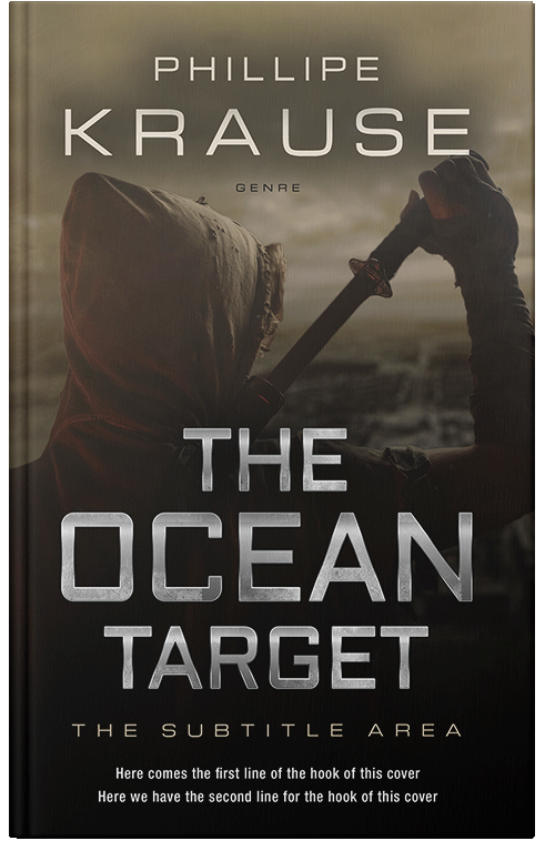 Front view of Premade Apocalyptica Book Cover - Zeus