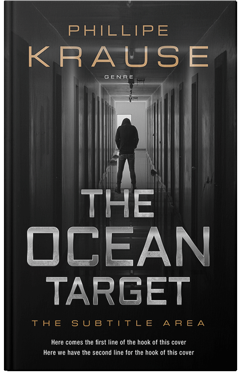 Front view of Premade Mystery & Thriller & Suspense Book Cover - Cod Gray