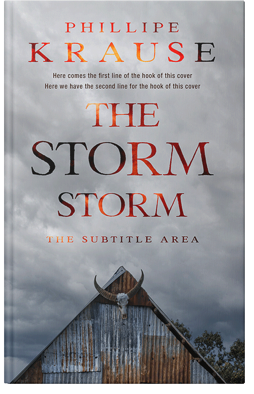 Front view of Premade Horror Book Cover - Bombay