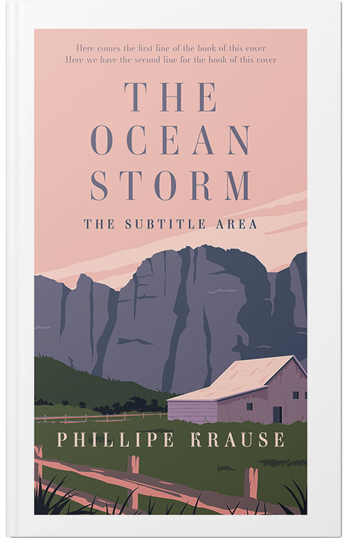 Front view of Premade Western Book Cover - Nandor