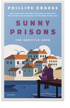 Pre Made Book Cover Polo Blue