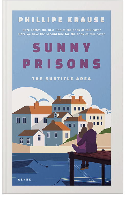 Front view of Premade Romance Book Cover - Polo Blue