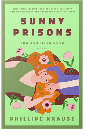 Pre Made Book Cover Tea Green