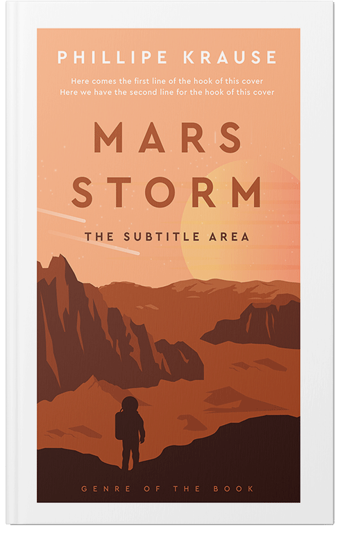 Front view of Premade Science Fiction Book Cover - Rajah