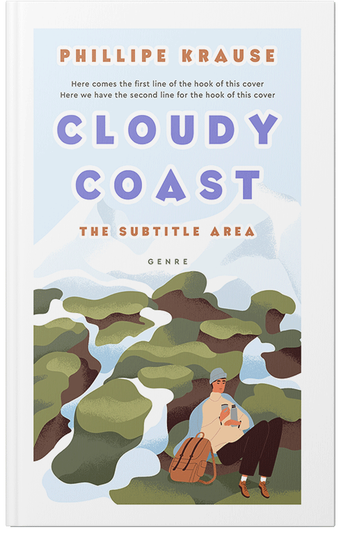 Front view of Premade Travel Book Cover - Clay Creek