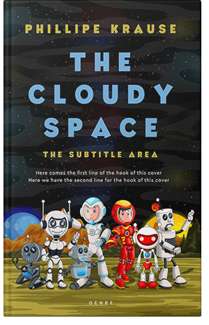 Premade Book Cover Cod Gray