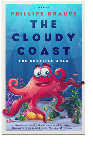 Pre Made Book Cover Rose Fog