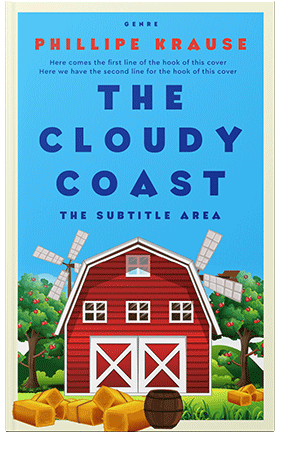 Pre Made Book Cover Dodger Blue