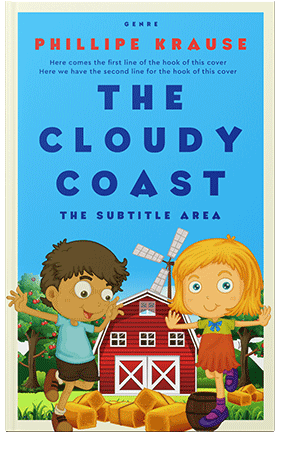 Pre Made Book Cover Dodger Blue