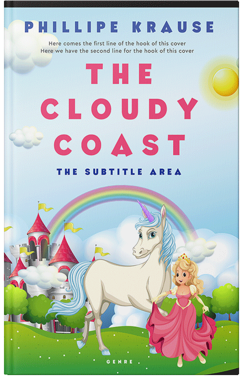 Front view of Premade Children's Book Cover - Botticelli