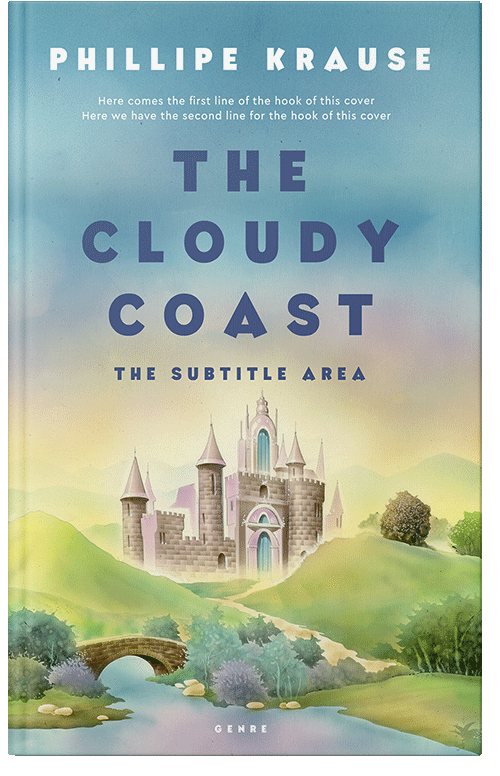 Front view of Premade Children's Book Cover - Coriander