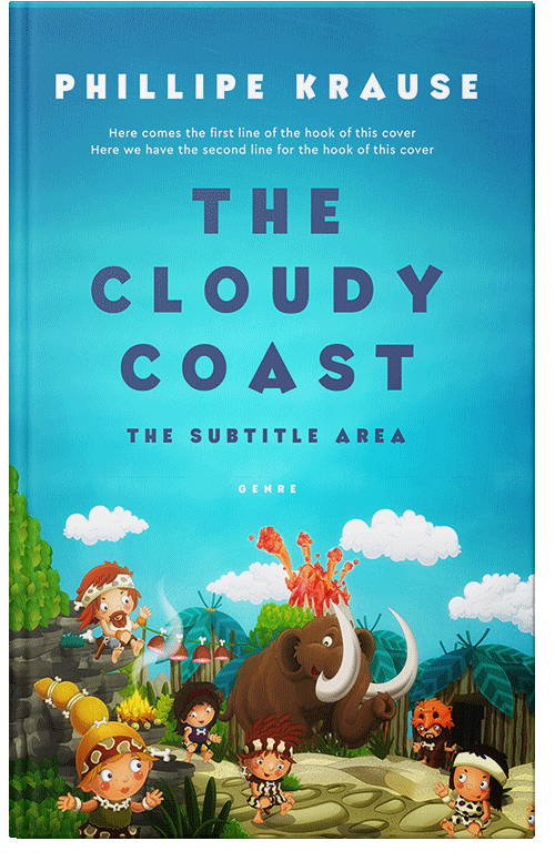 Front view of Premade Nature Book Cover - Scooter