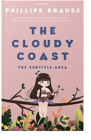 Pre Made Book Cover Rose Fog