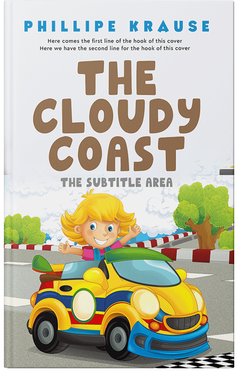 Front view of Premade Children's Book Cover - Casal