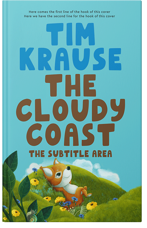 Front view of Premade Children's Book Cover - Viking