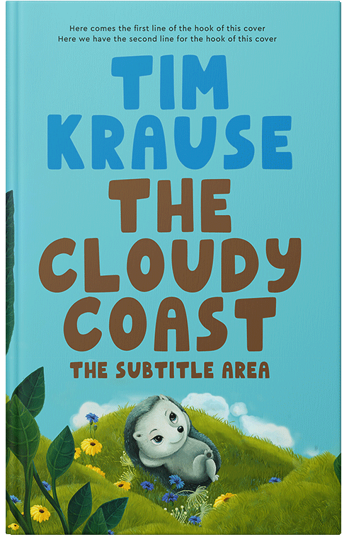 Front view of Premade Children's Book Cover - Viking