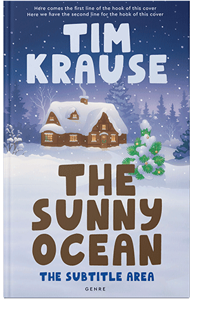 Pre Made Book Cover Periwinkle Gray