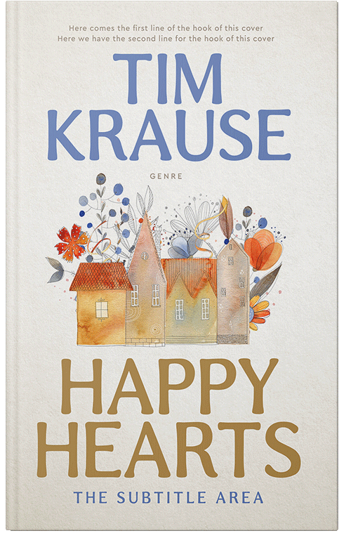 Front view of Premade Children's Book Cover - Pearl Bush