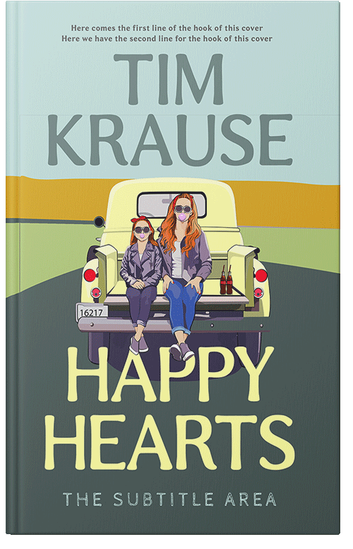 Front view of Premade Teen & Young Adult Book Cover - Pale Leaf