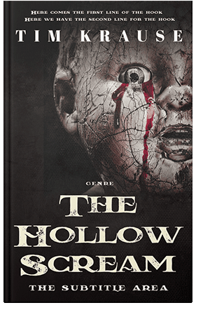 Pre Made Book Cover Silver Rust