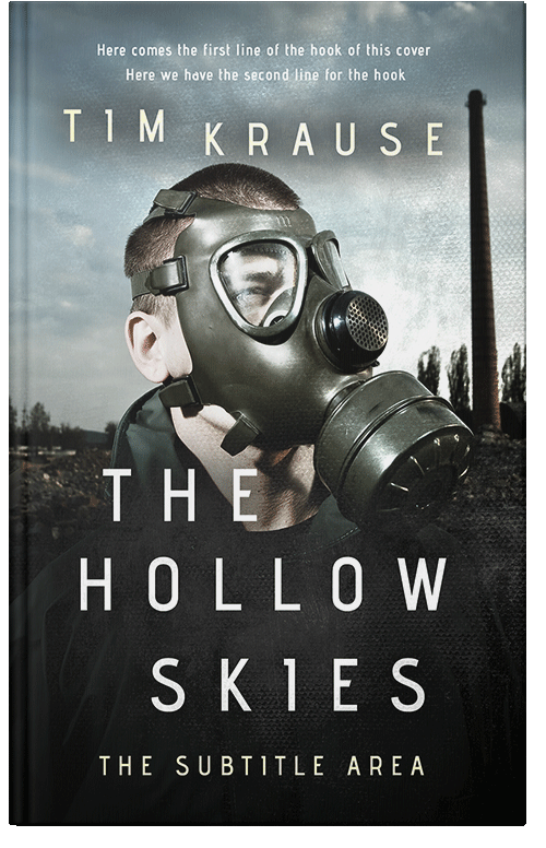 Front view of Premade Apocalyptica Book Cover - Pumice