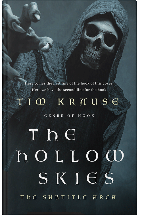 Front view of Premade Horror Book Cover - Bunker