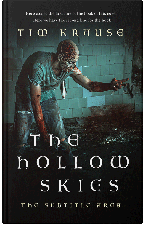 Front view of Premade Apocalyptica Book Cover - Woodsmoke