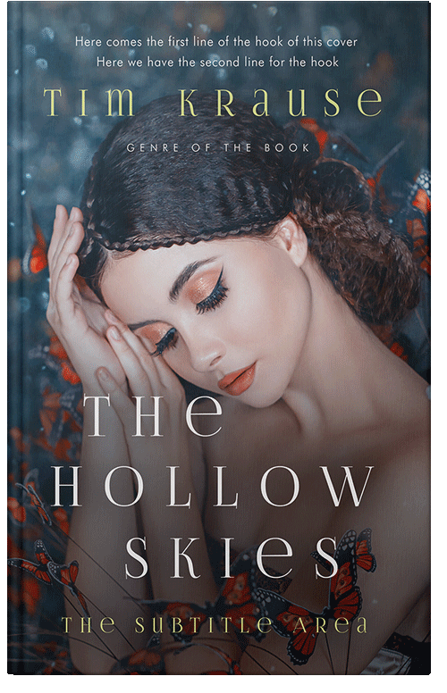 Front view of Premade Romance Book Cover - Tuna