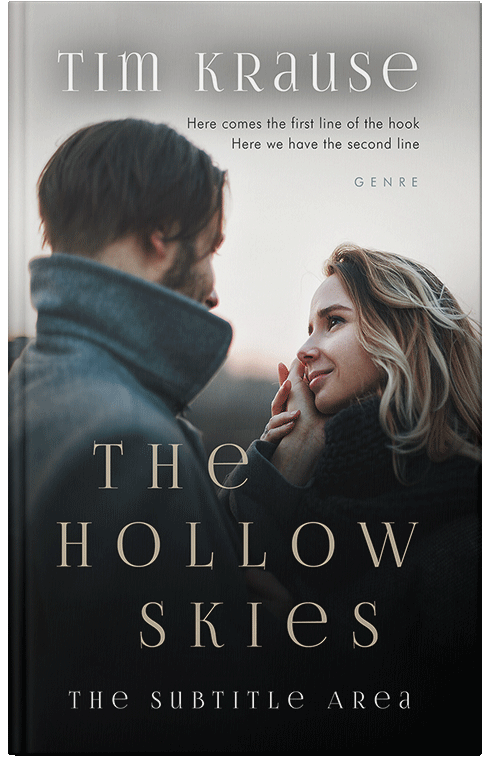 Front view of Premade Romance Book Cover - Ash