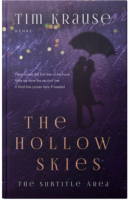 Front view of Premade Romance Book Cover - Revolver