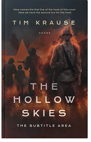 Premade Book Cover Cocoa Brown