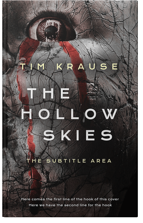 Front view of Premade Horror Book Cover - Cocoa Brown