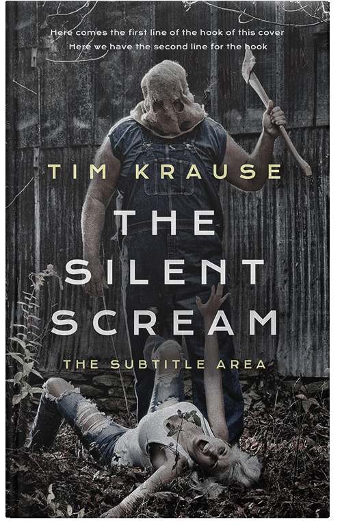 Front view of Premade Mystery & Thriller & Suspense Book Cover - Shark