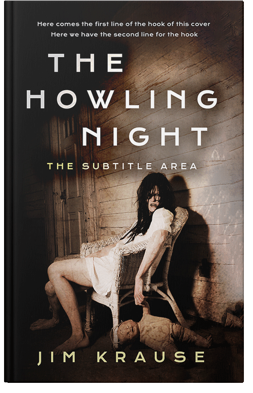 Front view of Premade Horror Book Cover - Rodeo Dust