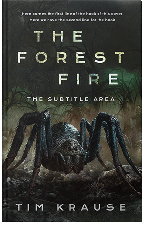 Premade Book Cover Log Cabin