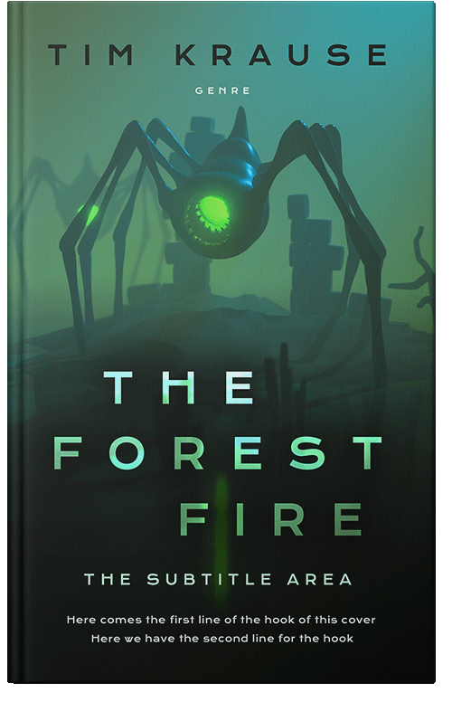 Front view of Premade Science Fiction Book Cover - Celtic