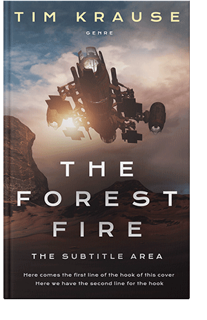 Pre Made Book Cover Thunder