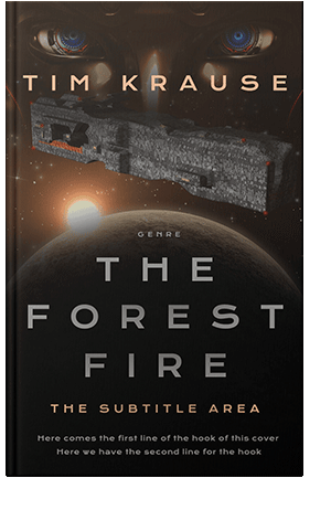 Pre Made Book Cover Night Rider