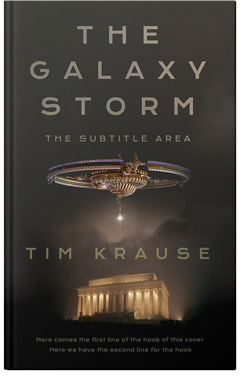 Front view of Premade Science Fiction Book Cover - Zeus