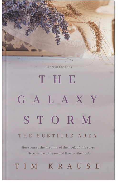 Front view of Premade Literary Fiction Book Cover - Pink Swan